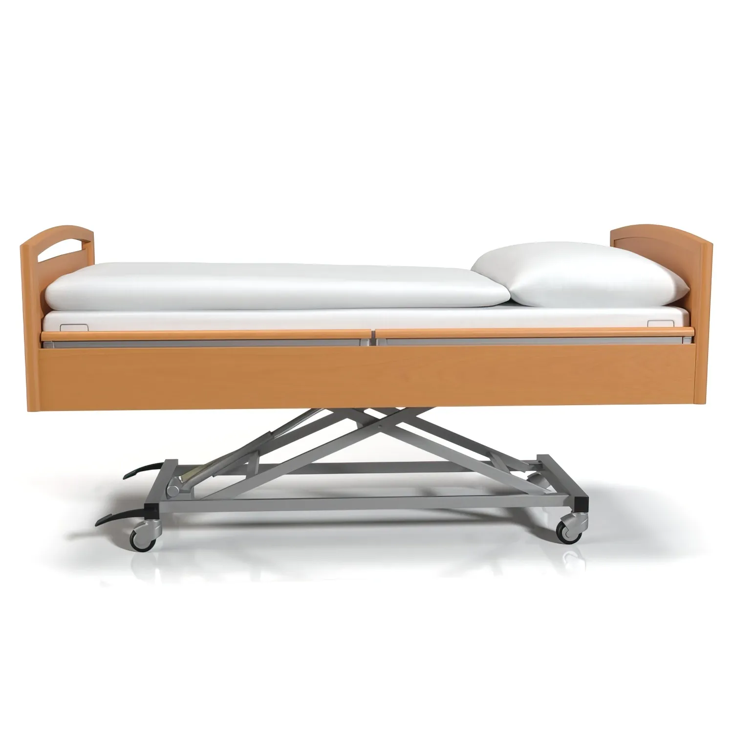 Homecare janley Hospital Bed PBR 3D Model_04